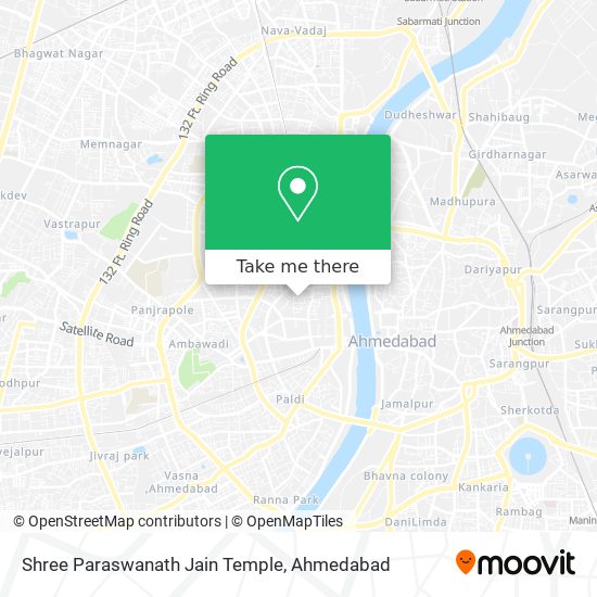 Shree Paraswanath Jain Temple map
