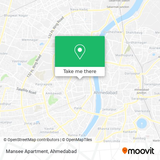 Mansee Apartment map