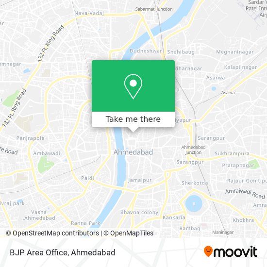 BJP Area Office map