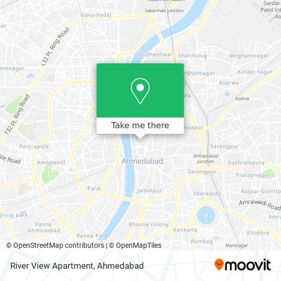 River View Apartment map