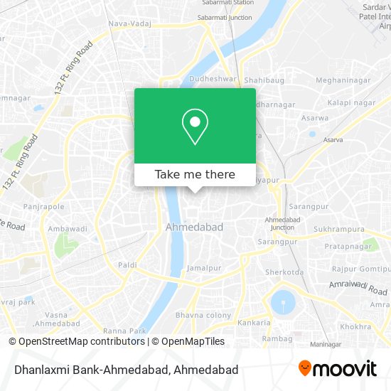 Dhanlaxmi Bank-Ahmedabad map