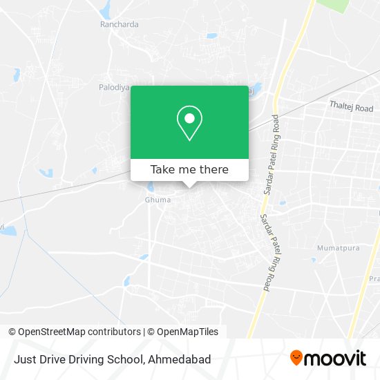 Just Drive Driving School map