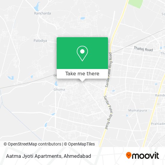 Aatma Jyoti Apartments map