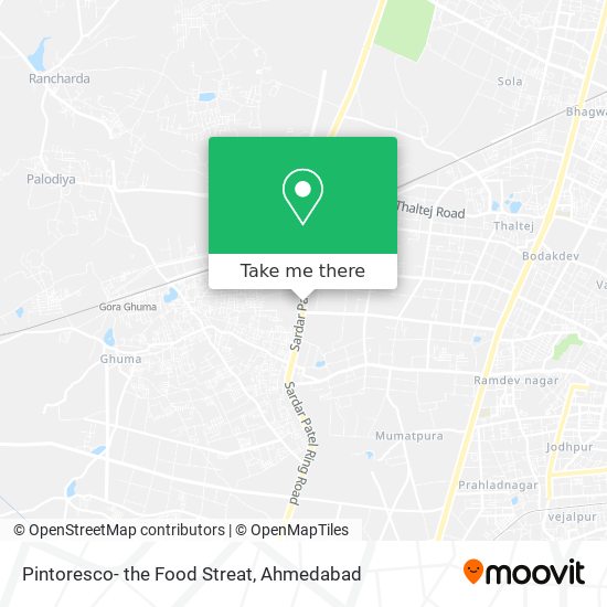 Pintoresco- the Food Streat map