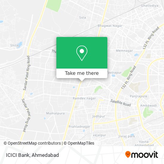 ICICI Bank map