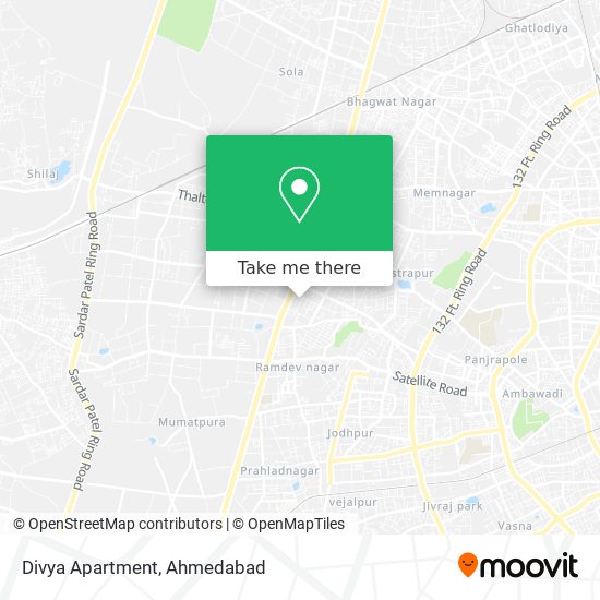 Divya Apartment map