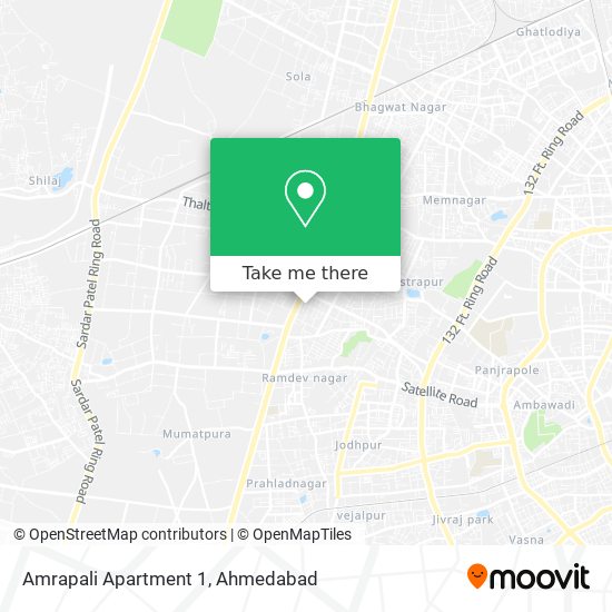 Amrapali Apartment 1 map