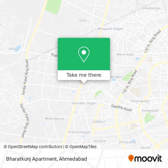 Bharatkunj Apartment map