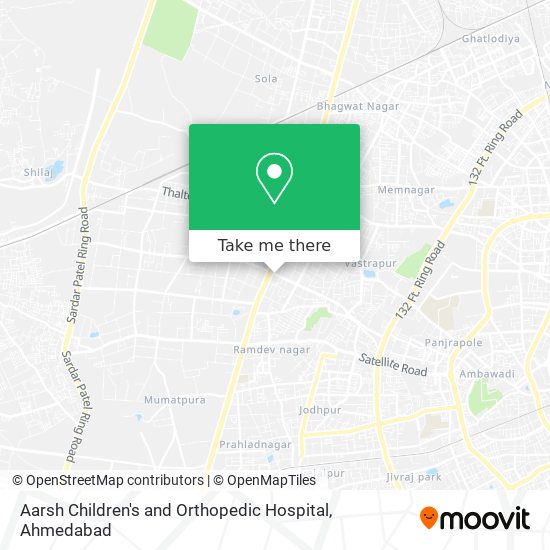 Aarsh Children's and Orthopedic Hospital map
