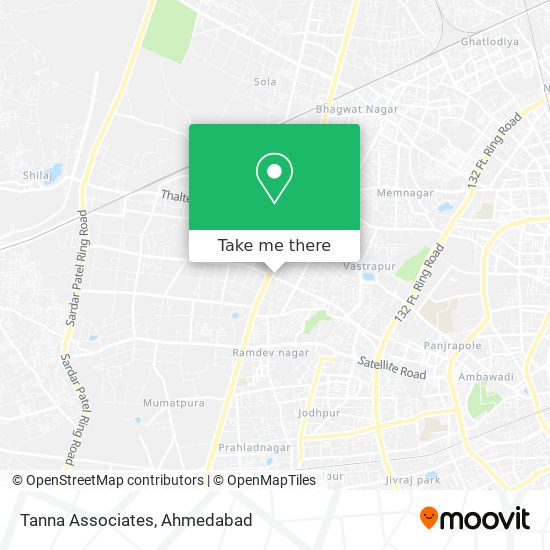 Tanna Associates map