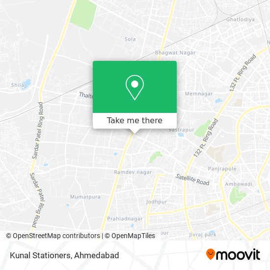 Kunal Stationers map