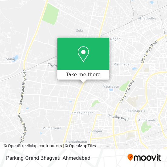 Parking-Grand Bhagvati map