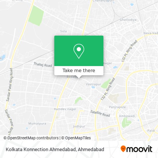 Kolkata Konnection Ahmedabad map