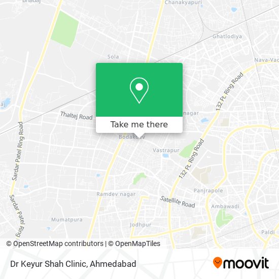 Dr Keyur Shah Clinic map