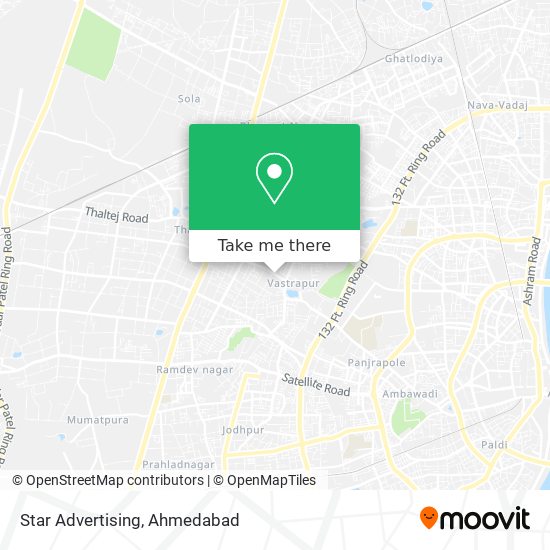 Star Advertising map