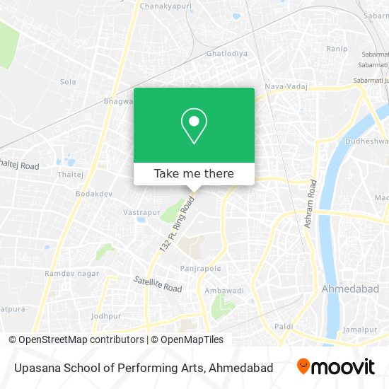 Upasana School of Performing Arts map