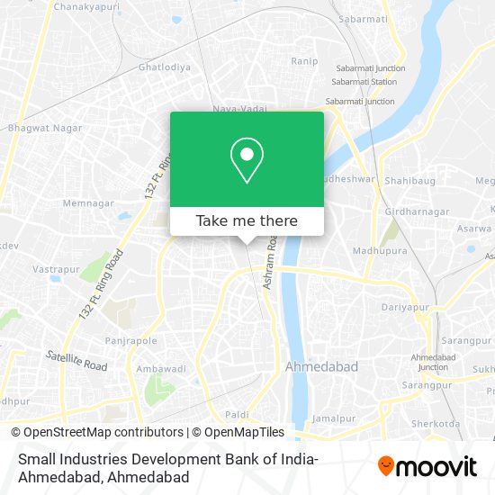 Small Industries Development Bank of India-Ahmedabad map