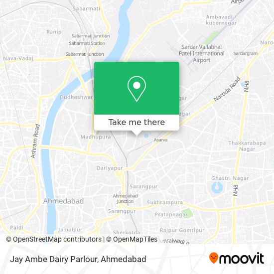 Jay Ambe Dairy Parlour map