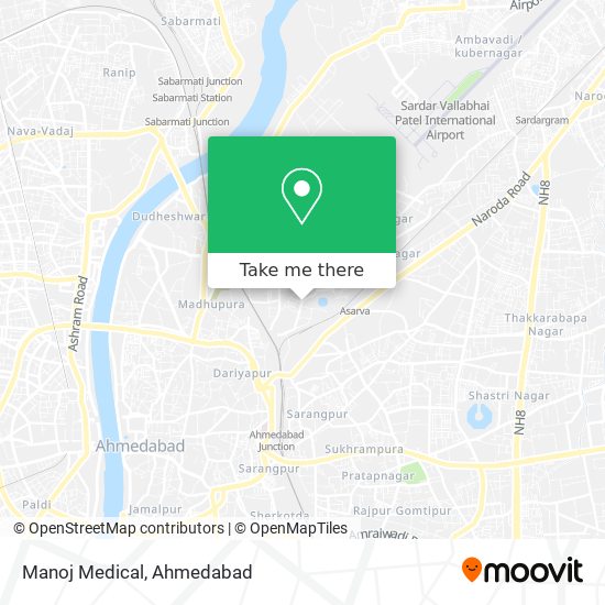 Manoj Medical map