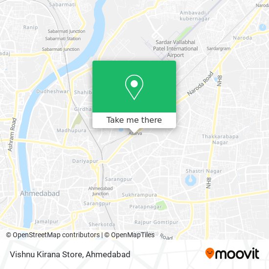Vishnu Kirana Store map
