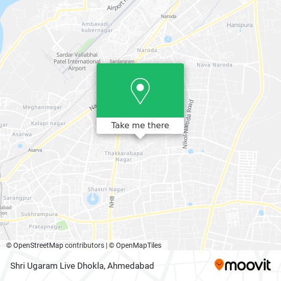 Shri Ugaram Live Dhokla map