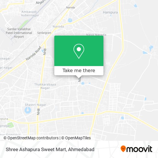 Shree Ashapura Sweet Mart map