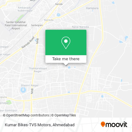 Kumar Bikes-TVS Motors map