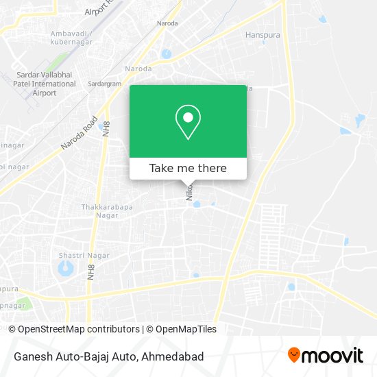 Ganesh Auto-Bajaj Auto map