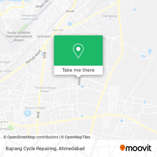 Bajrang Cycle Repairing map