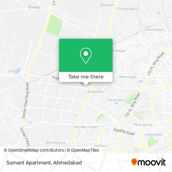 Sumant Apartment map