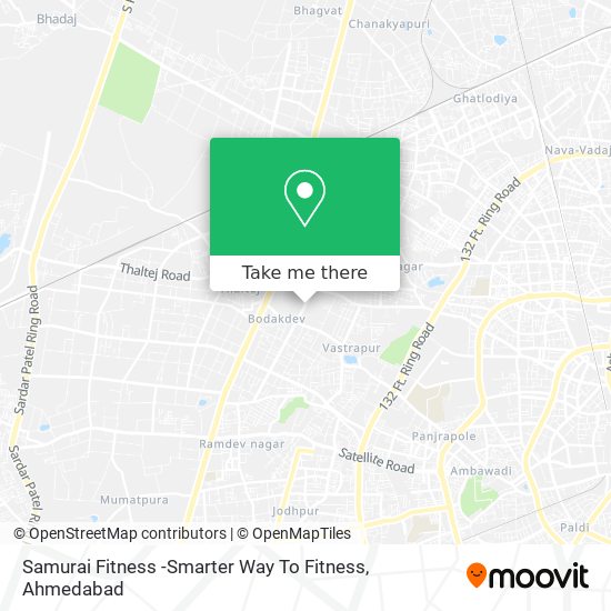 Samurai Fitness -Smarter Way To Fitness map