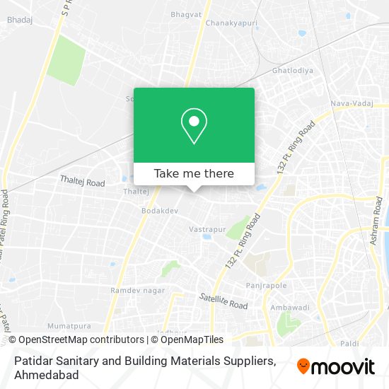 Patidar Sanitary and Building Materials Suppliers map