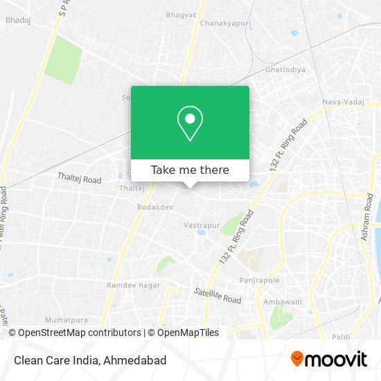 Clean Care India map