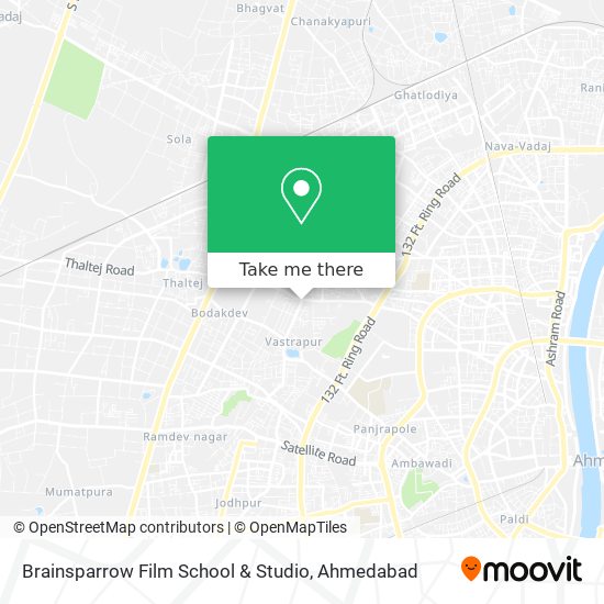 Brainsparrow Film School & Studio map