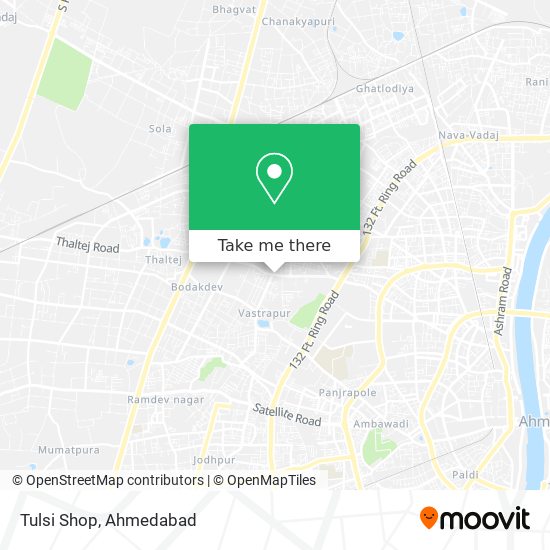 Tulsi Shop map