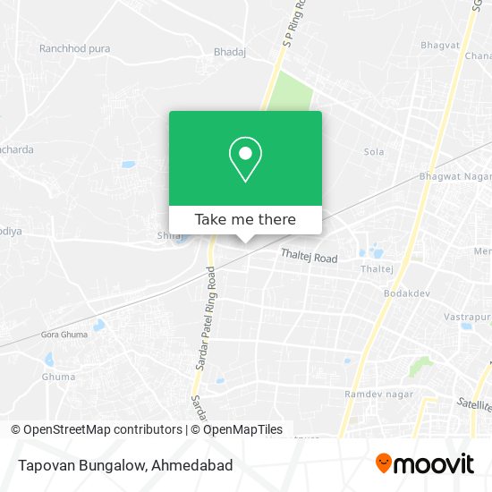 Tapovan Bungalow map