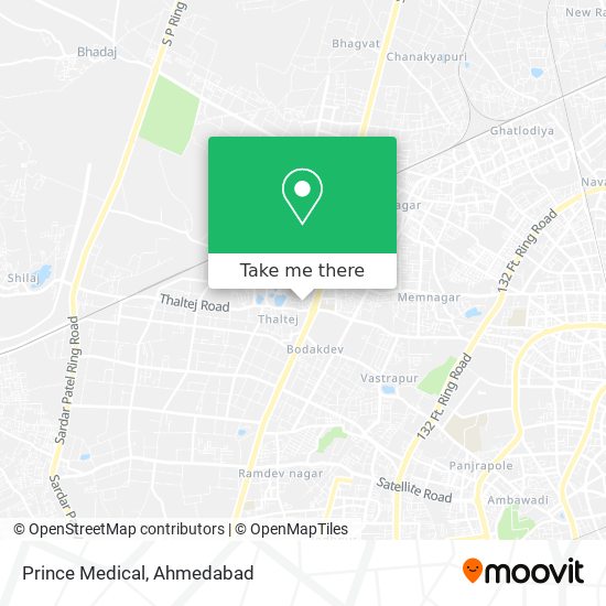 Prince Medical map