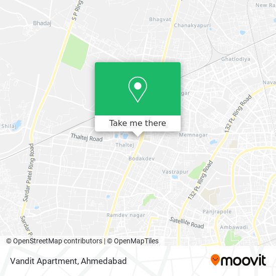 Vandit Apartment map