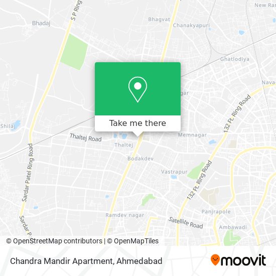 Chandra Mandir Apartment map