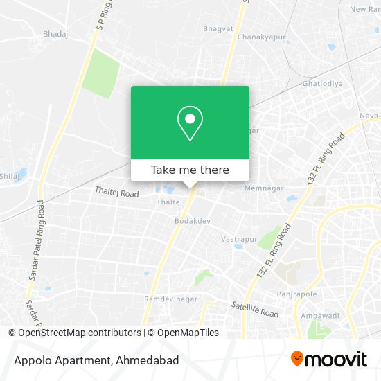 Appolo Apartment map