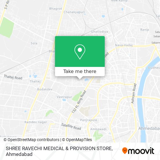 SHREE RAVECHI MEDICAL & PROVISION STORE map