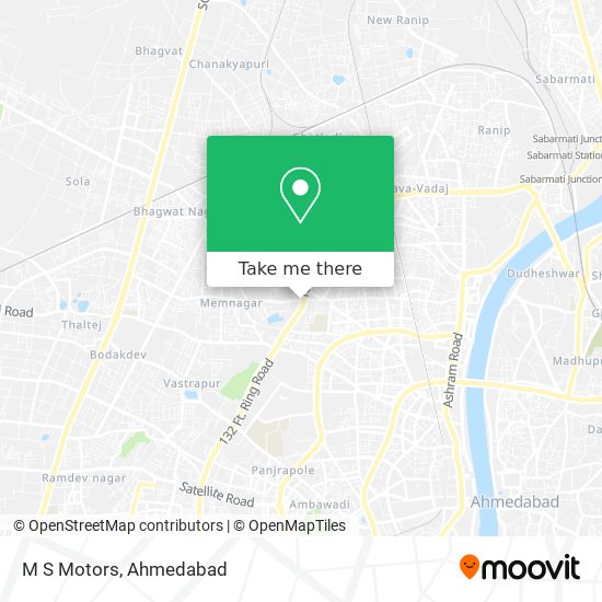 M S Motors map