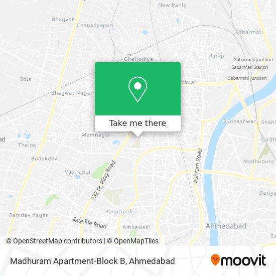 Madhuram Apartment-Block B map