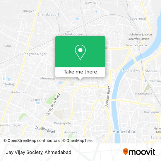 Jay Vijay Society map