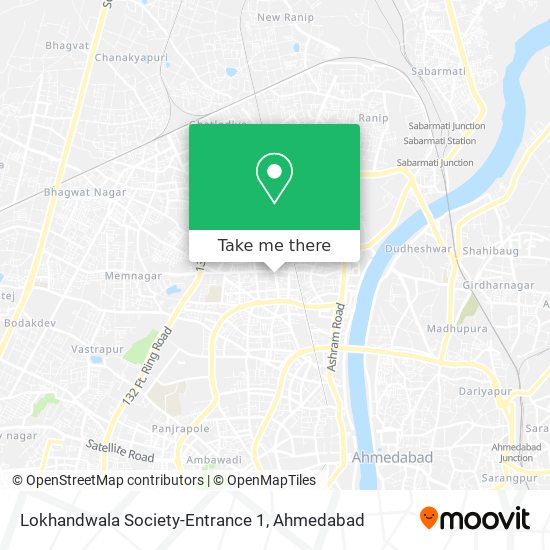 Lokhandwala Society-Entrance 1 map