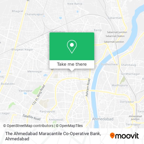 The Ahmedabad Maracantile Co-Operative Bank map