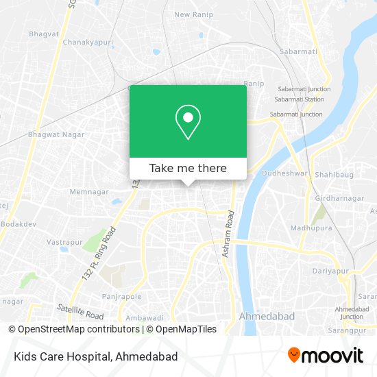 Kids Care Hospital map