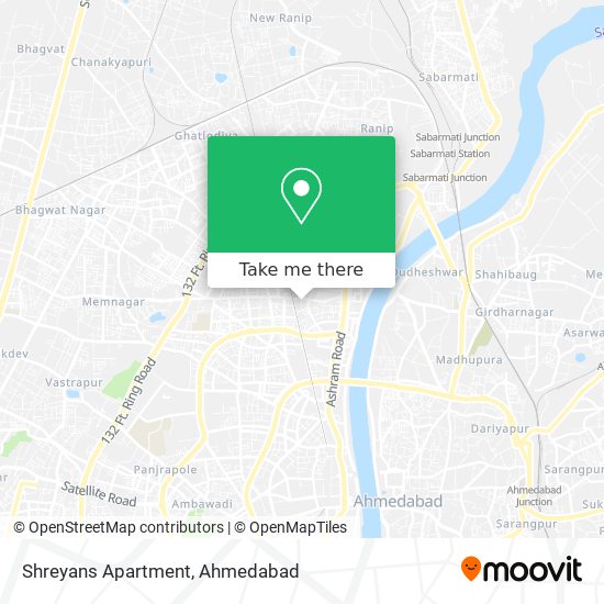 Shreyans Apartment map