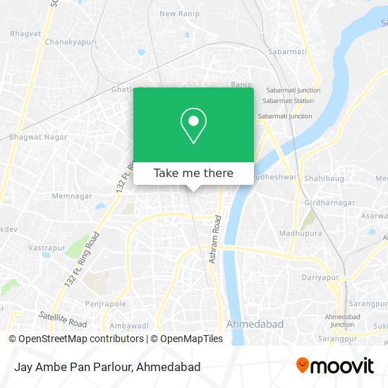 Jay Ambe Pan Parlour map