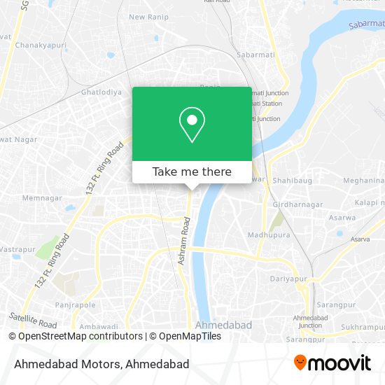 Ahmedabad Motors map